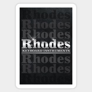 Rhodes electric piano vinyl case Sticker